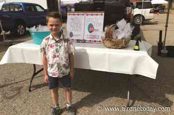 Young entrepreneur does well at Crossfield Farmers Market - Airdrie Today