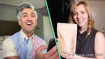 Tan France reacts to a millennial entrepreneur launching a coffee company out of her apartment while living paycheck to paycheck - CNBC