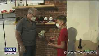 Teen sneakerhead and entrepreneur from NJ giving back to his community - FOX 5 NY