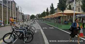 Cardiff's first night of al fresco dining in the city