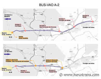 El carril Bus-VAO en la A-2 en Madrid, cada vez más cerca - Noticias de Transporte