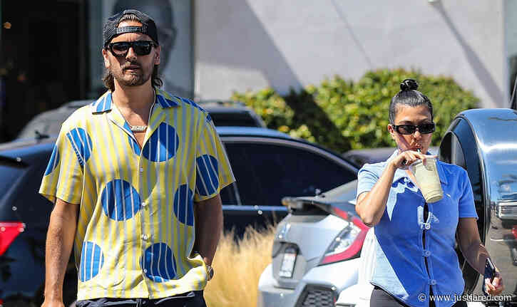 Kourtney Kardashian & Scott Disick Step Out Together to Grab Coffee