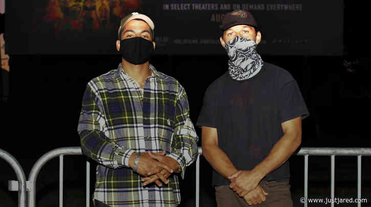 Shia LaBeouf Attends a Drive-In Screening of 'The Tax Collector' with Co-Star Bobby Soto!