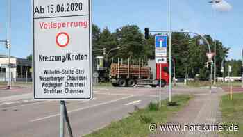 Unfall: Neue Gefahrenstelle für Autofahrer in Neustrelitz | Nordkurier.de - Nordkurier