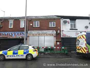 'Ridiculously fast' car ploughs into Blackburn shop before bursting into flames