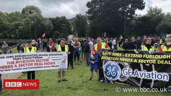 'Walk for jobs' march in Caerphilly over General Electric cuts