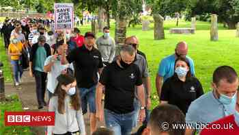 'Walk for jobs' march in Caerphilly over General Electric cuts