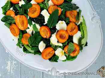 Kohlman: Roasted apricot salad with fresh mozzarella