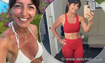 Davina McCall, 52, flaunts her taut abs in a sizzling white bikini as she enjoys holiday in France