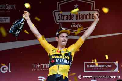 Van Aert wint koers waarop hij verliefd is: ‘Grote doel was ooit de Strade te winnen’