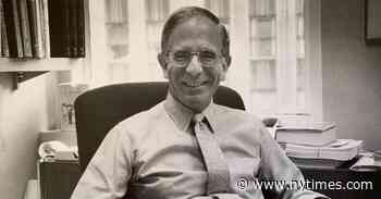 James Silberman, Editor Who Nurtured Literary Careers, Dies at 93