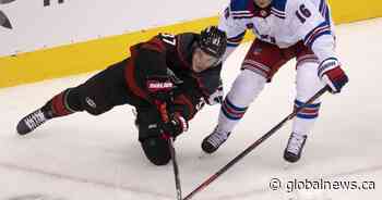 NHL season resumes with Carolina Hurricanes win over New York Rangers