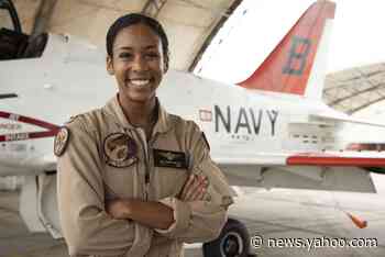 U.S. Navy's first Black female fighter pilot gets her Wings of Gold