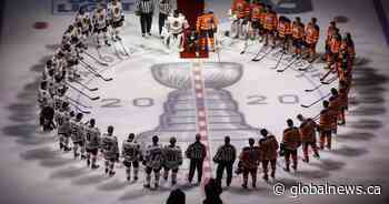 Regina’s Matt Dumba becomes 1st NHL player to take a knee during anthem