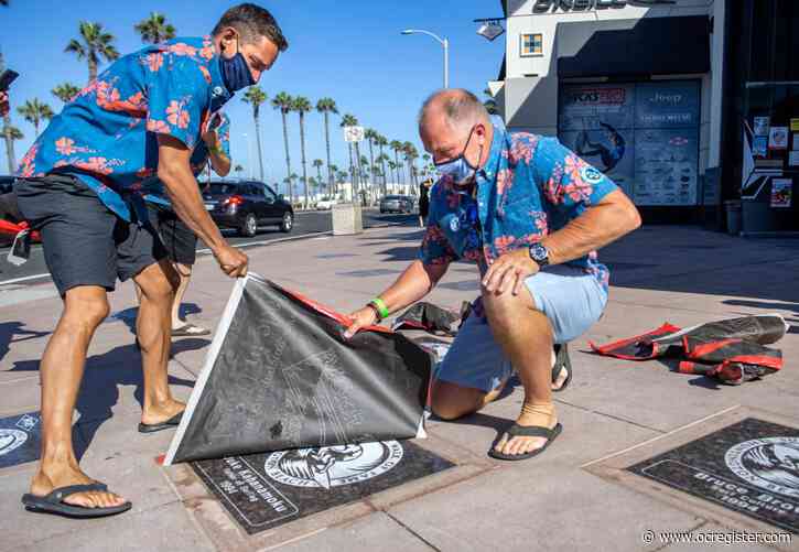 Surfing Walk of Fame spruces up granite stones for first inductees