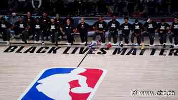 Raptors kneel for both American and Canadian anthems ahead of tipoff