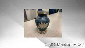 Lethbridge Police seeking owner of urn found in Pavan Park - Lethbridge News Now