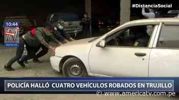 Trujillo: La PNP halló cuatro vehículos robados en una cochera - América Televisión