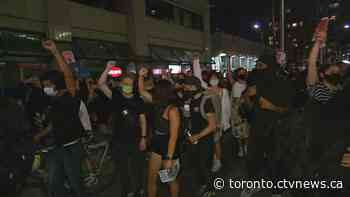 Hundreds march in downtown Toronto to call for abolition of prison system