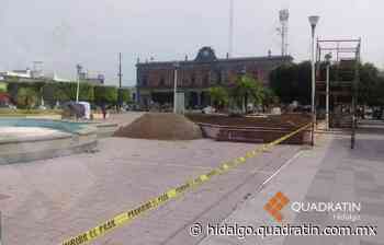 Piden transparencia en obra del Centro Histórico de Ixmiquilpan - Quadratín Hidalgo