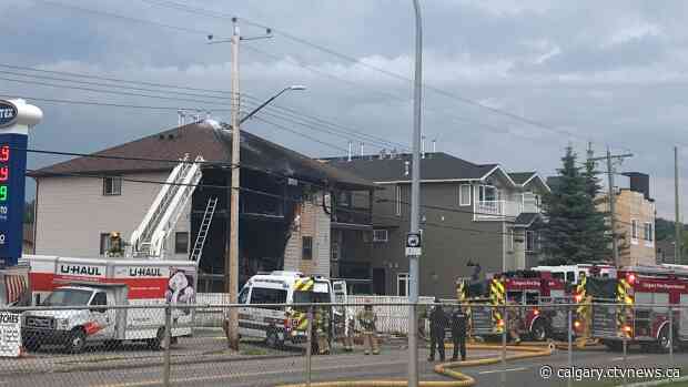 No injuries reported after fire in NW Calgary
