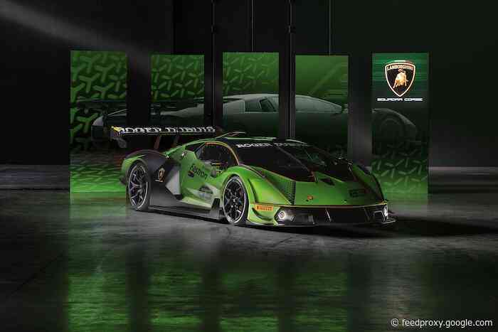Lamborghini Essenza SCV12 track only hypercar unveiled
