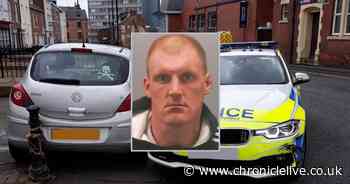 Watch driver who filmed police chasing him being brought to a dramatic halt