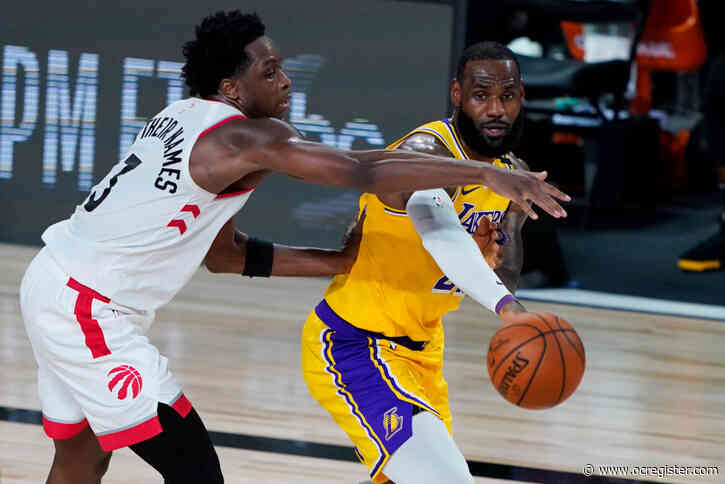 Cold-shooting Lakers can’t keep up with Raptors