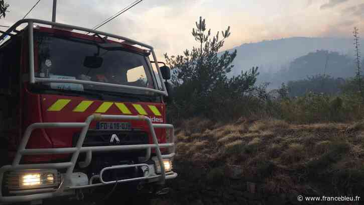 Incendie de Saint-Marcel-lès-Annonay : 70 hectares brûlés, le feu est circonscrit - France Bleu