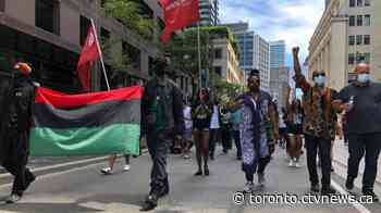 Hundreds march in downtown Toronto to commemorate Emancipation Day