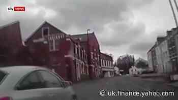 Driver calls 999 during dramatic police chase