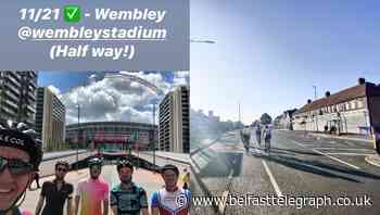 Friends hope bike ride to 21 London football grounds will inspire fundraisers
