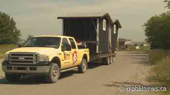 Moses Lake community receives 5 tiny homes to help homeless population