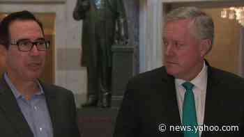 Secretary Mnuchin, Mark Meadows update status of negotiations on COVID relief package