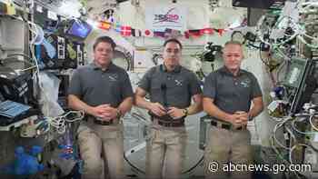 US astronauts pack up for rare splashdown in SpaceX capsule