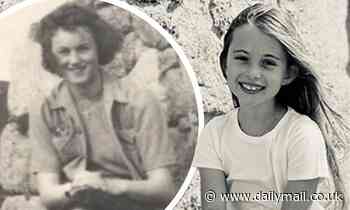 Amanda Holden's daughter Hollie, 8, recreates a photo of her grandmother taken 77 years ago