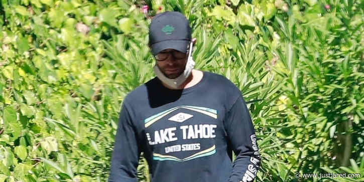 Chace Crawford Takes His Pup Shiner for a Walk in Los Feliz