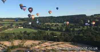 In pictures: Bristol's Balloon Fiesta from the skies