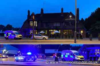 Man found suffering stab wounds outside The Rose & Crown