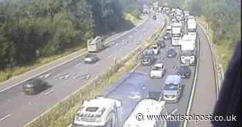 Fire on M4 causes delays - live updates
