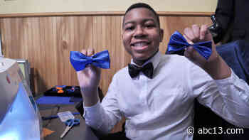 Katy teen Brice Everhart entrepreneur runs Vallaire's for Men bow tie line - KTRK-TV