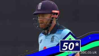 England v Ireland: Jonny Bairstow equals half-century record with big six