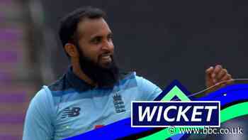 England v Ireland: Adil Rashid takes150th ODI wicket as Lourcan Tucker skies attempted sweep