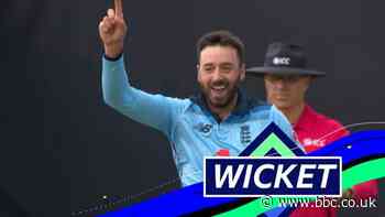 England v Ireland: James Vince gets an unexpected wicket as Andrew Balbirnie toe-ends through to Jonny Bairstow