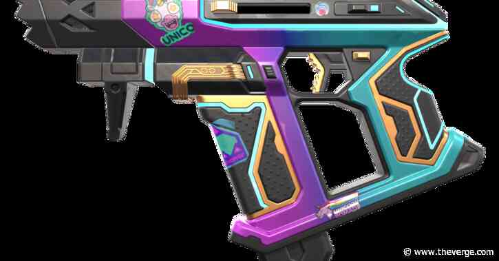 Valorant’s new skin line turns your gun into a cyberpunk sticker book