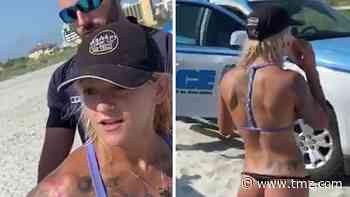 Acrobat Sam Panda Detained by Myrtle Beach Police for Wearing Thong Bikini