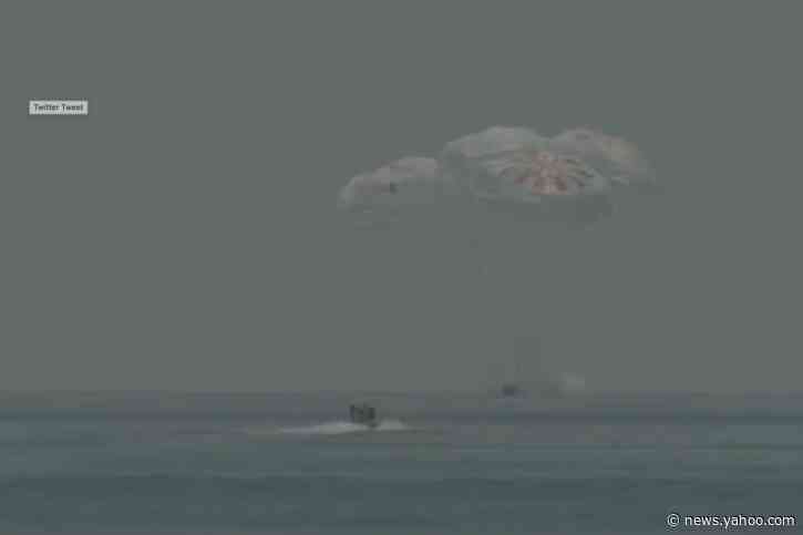 Watch NASA astronauts' successful splashdown aboard SpaceX capsule