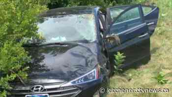Multi-vehicle crash in Kitchener sends car into ditch - CTV Toronto