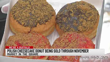 Polish cheesecake donut being sold through November at Market in the Square