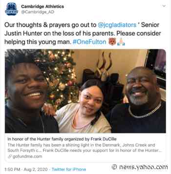 'Rest in paradise': Georgia teen loses his mom and dad to COVID-19 in same week